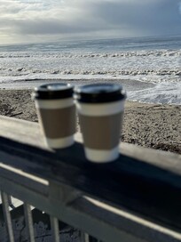 Simple 1 block walk to delicious coffee at Krakens