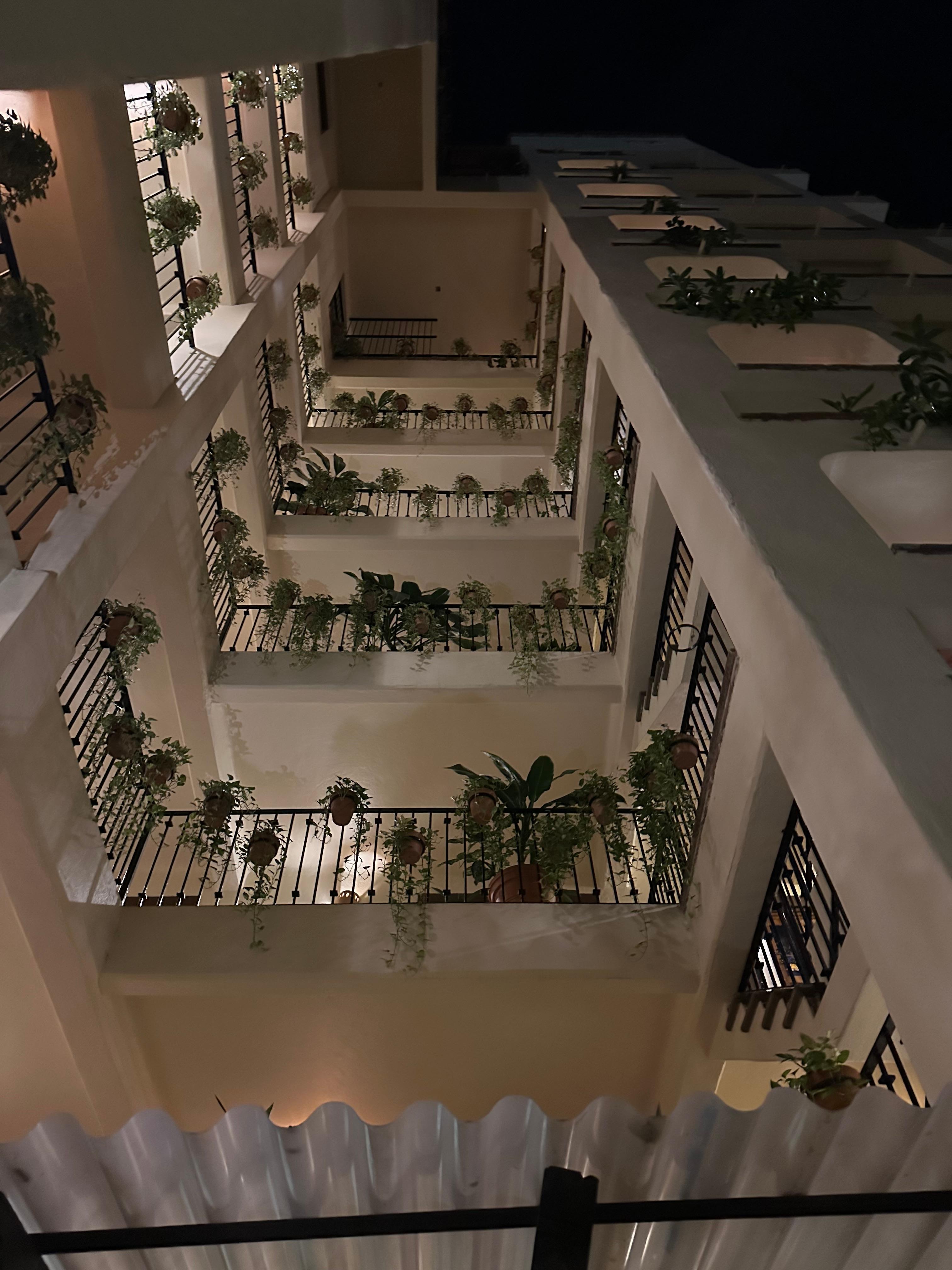 Building from courtyard