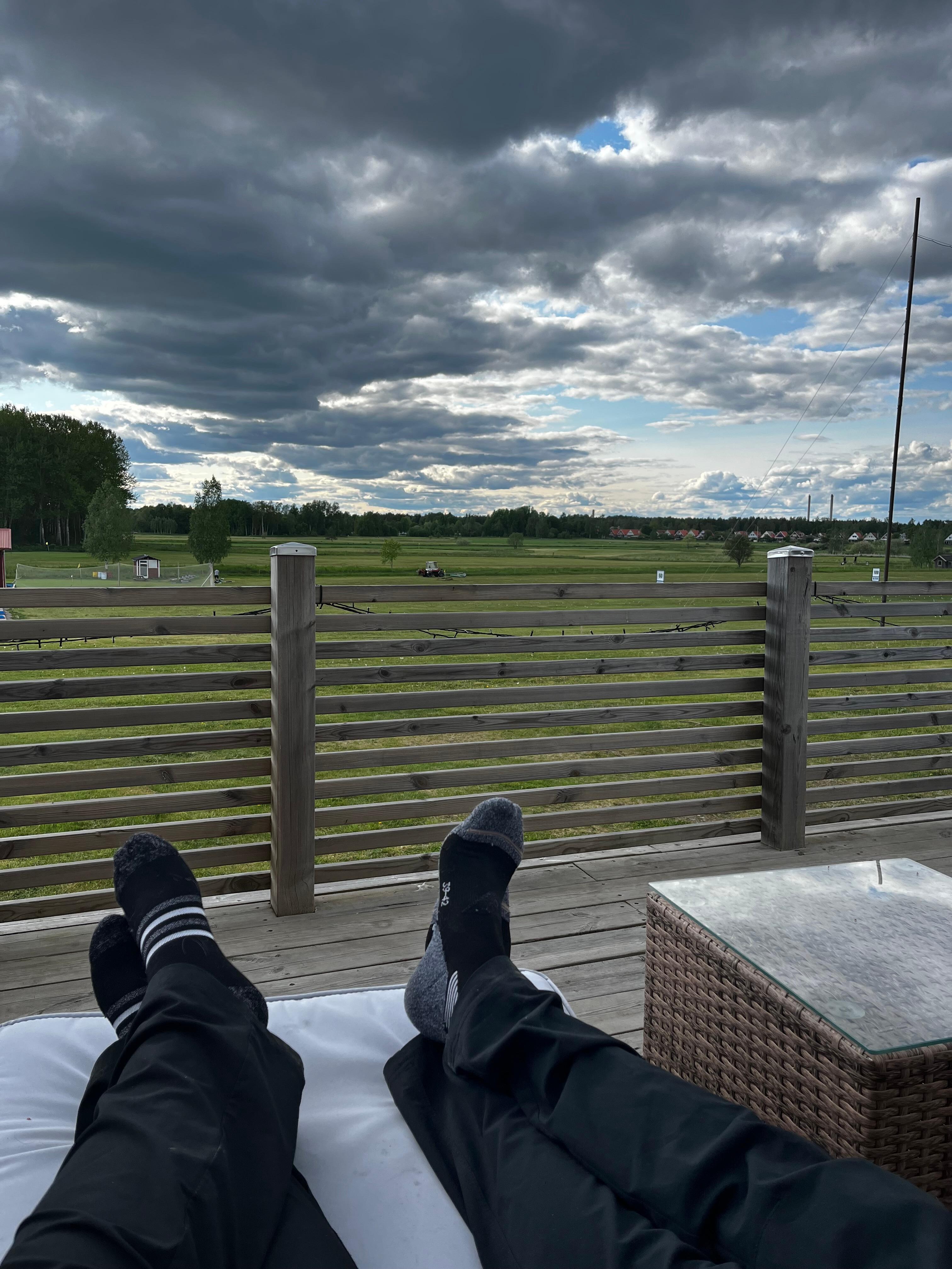 Rum med terrass