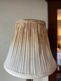 Filthy stained lamp shapes
