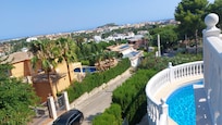 Blick von der Terrasse zum Zentrum