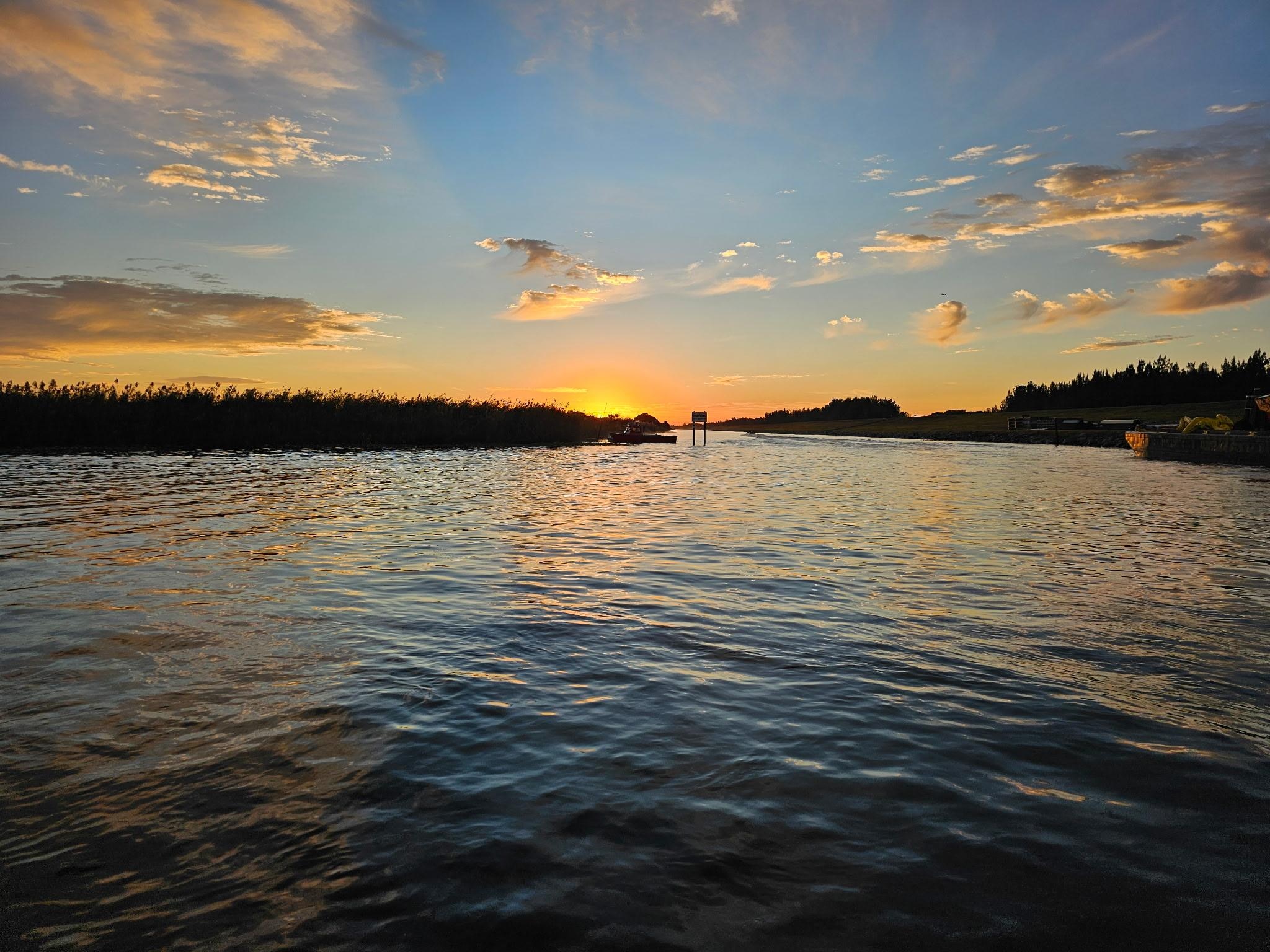 Sunrise on Lake Okeechobee 