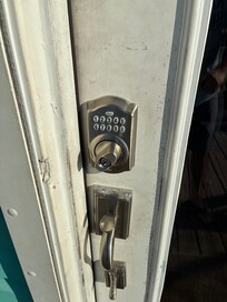 Front door keypad that didn’t work the entire weekend.