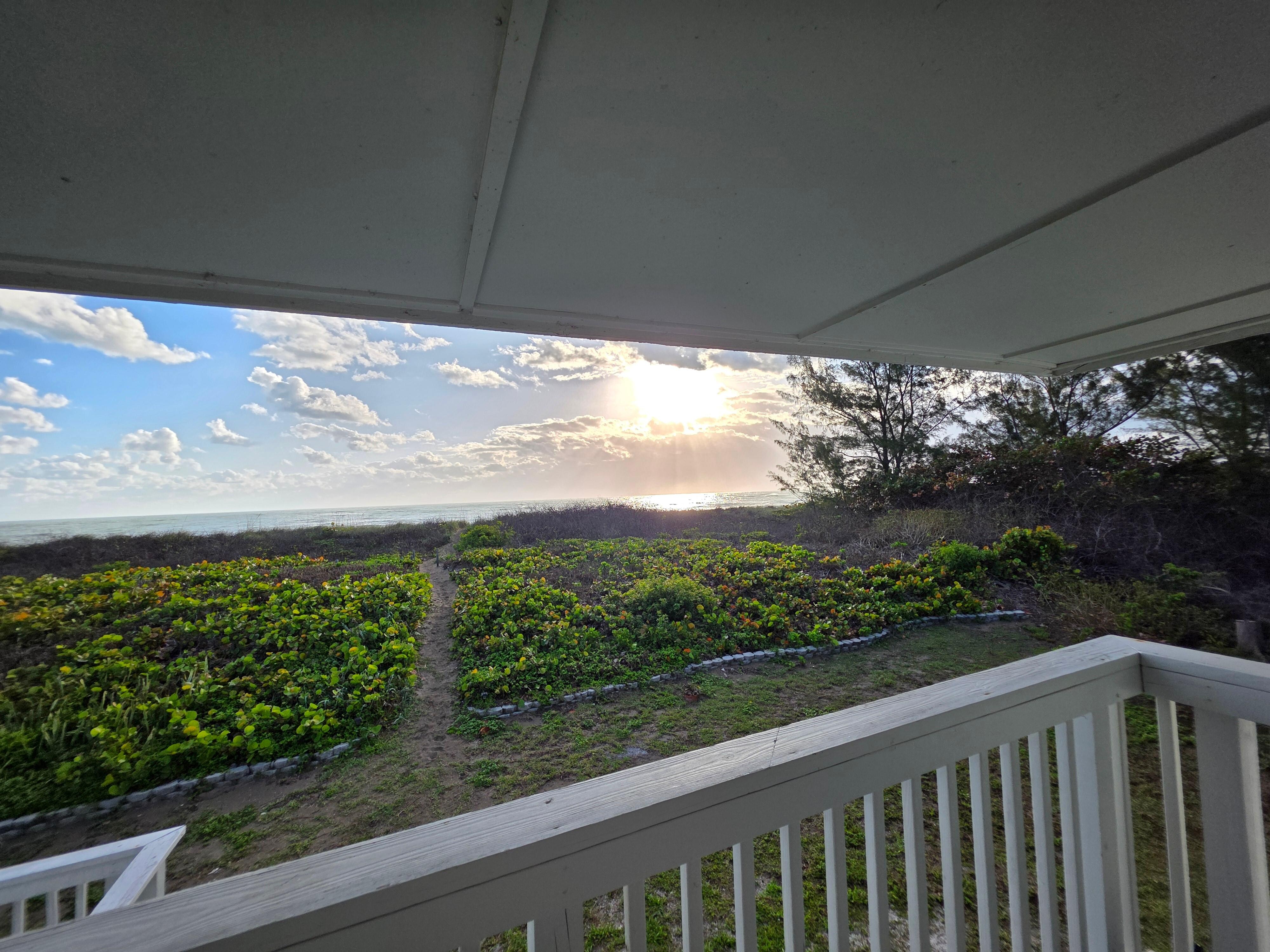View from the apartment balcony.