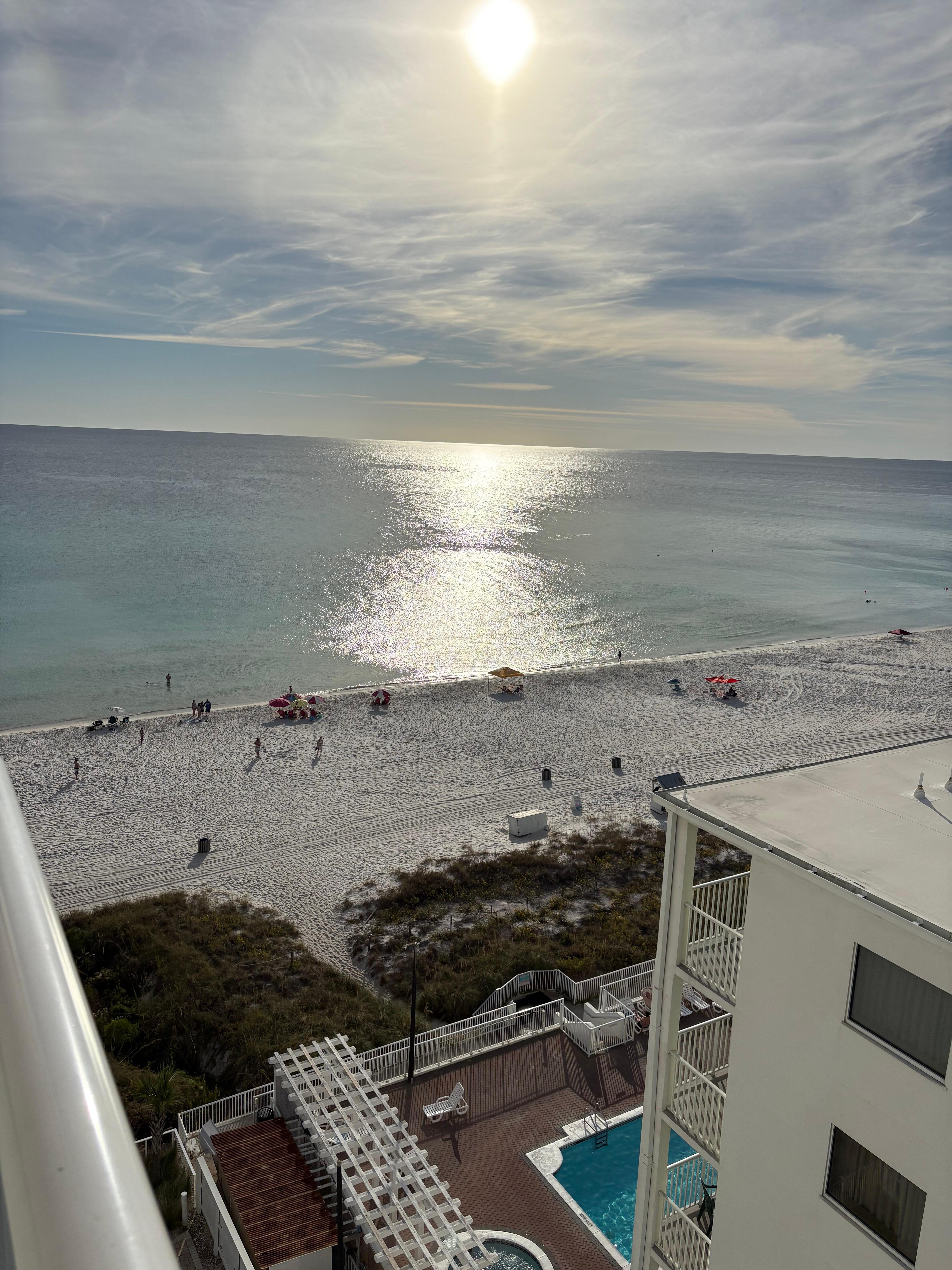 Ocean right before sunset 