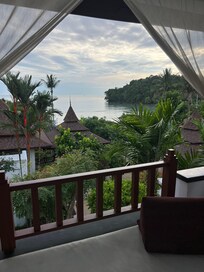 View from our balcony (asked for ocean view)