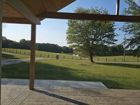 Front porch and view