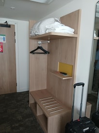 Perfect space for hanging clothes