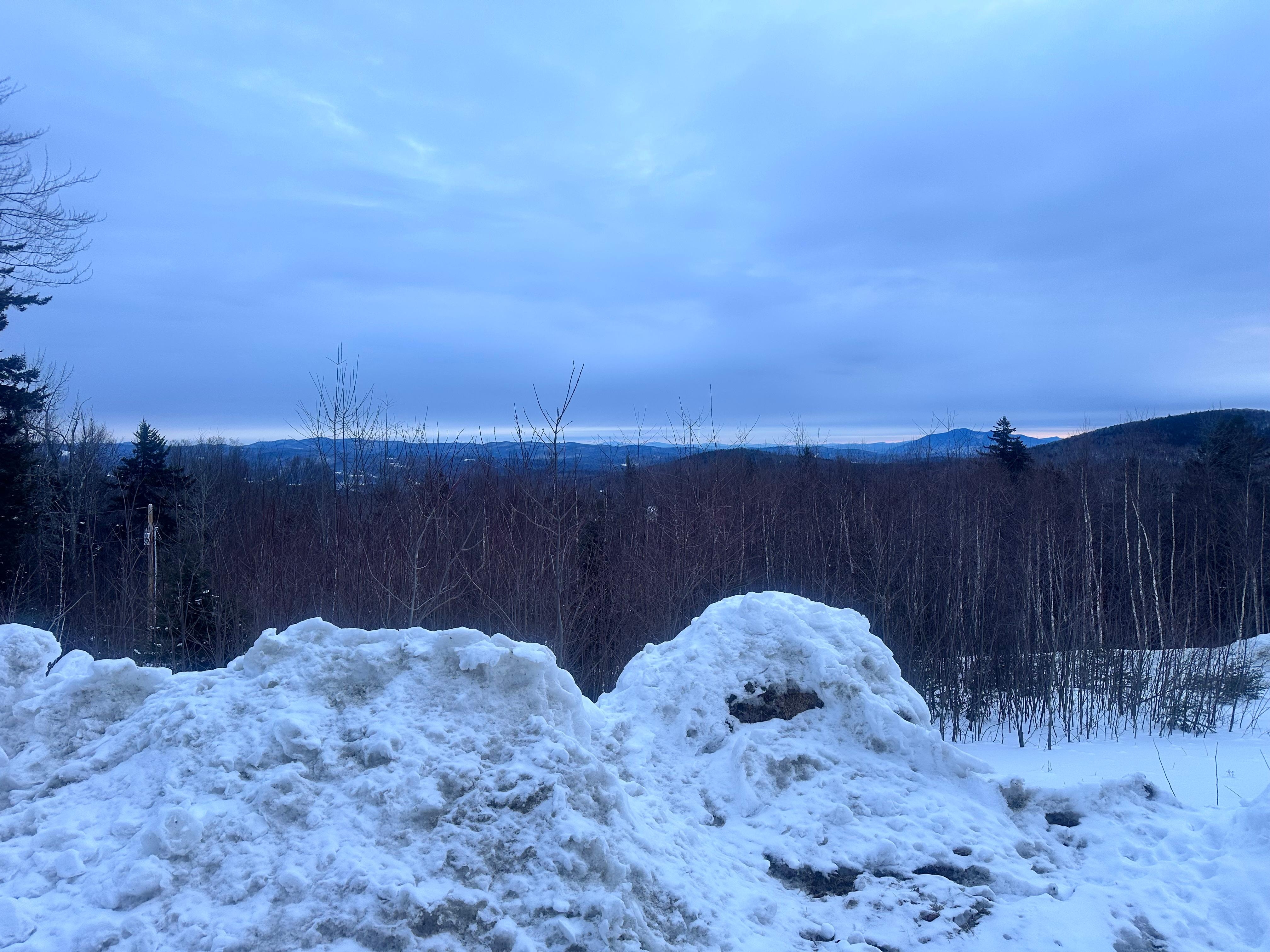 Beautiful view from driveway. 