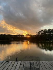 Sunset from the dock.