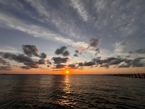 Sunset from the pool
