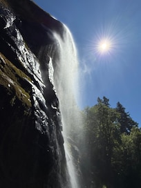 A waterfall that took only 15 minutes way easy hike.