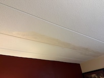 Ceiling was peeling