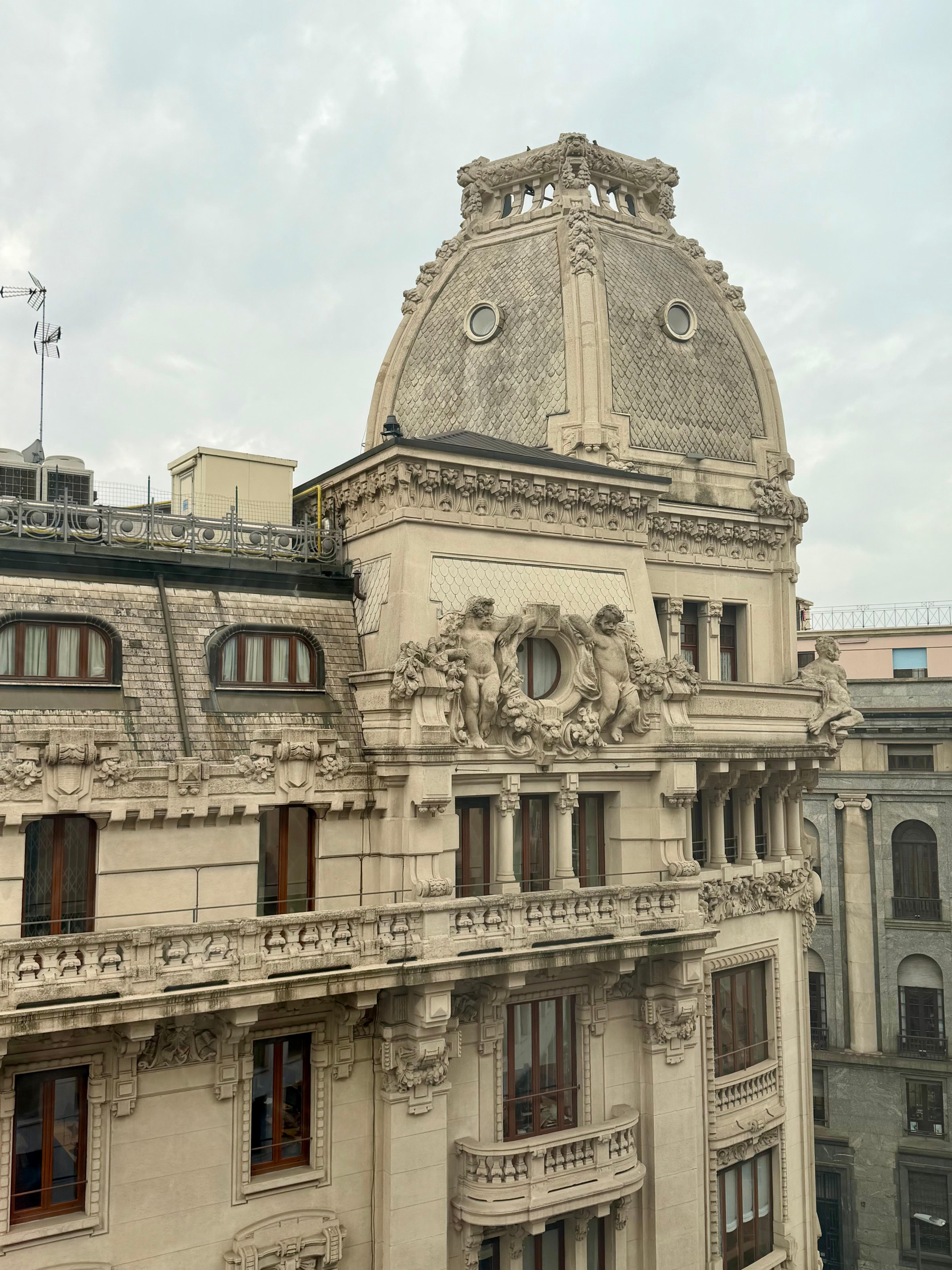 The view from an executive junior suite on the 6th floor. 