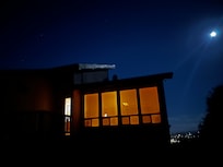Night view with moon