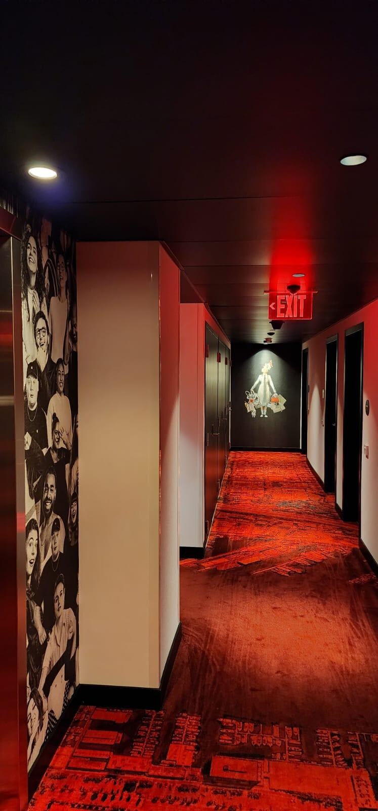 The hallway 