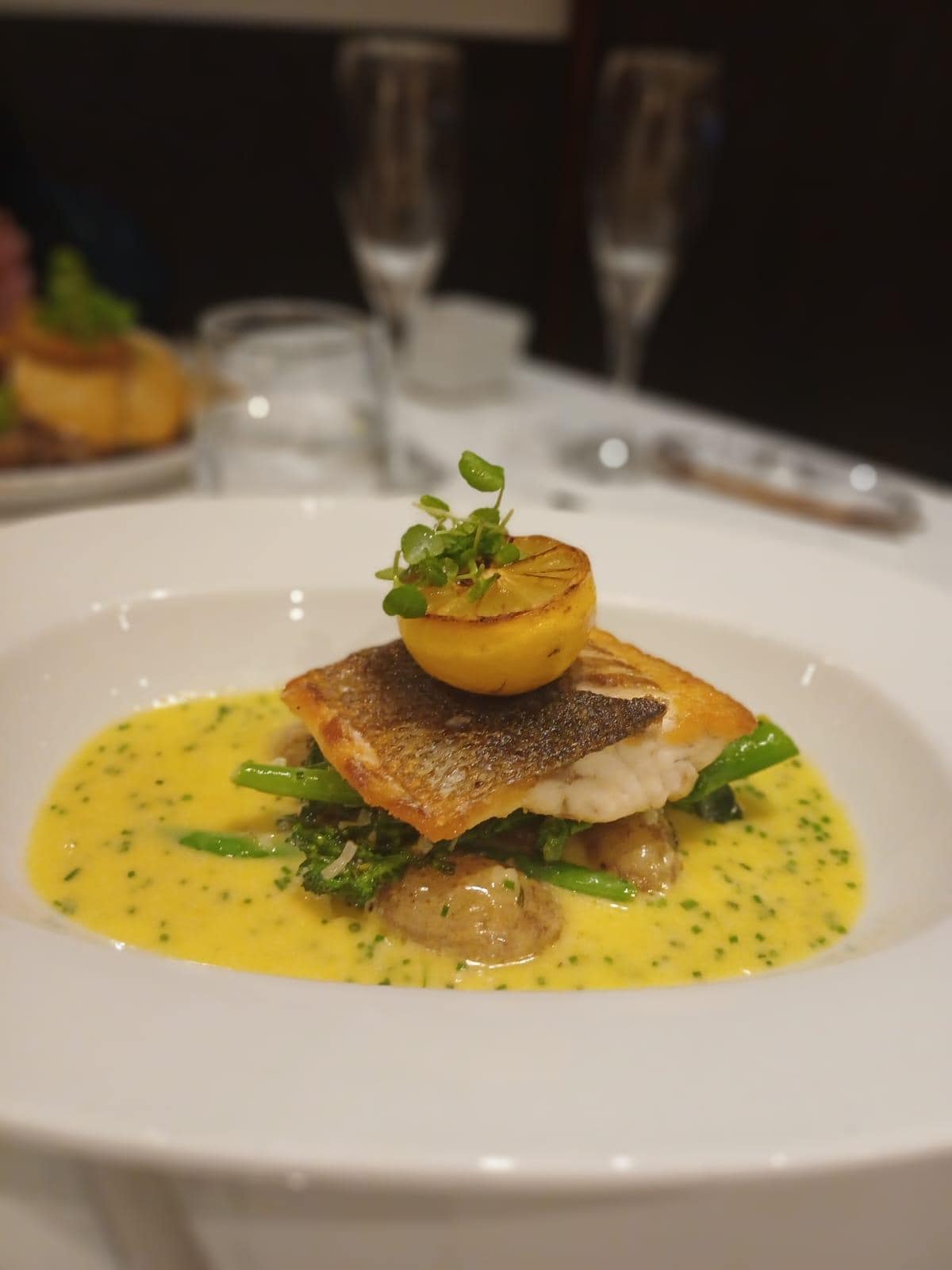 The best Sea bass I have had.