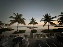 Sunset view from the house