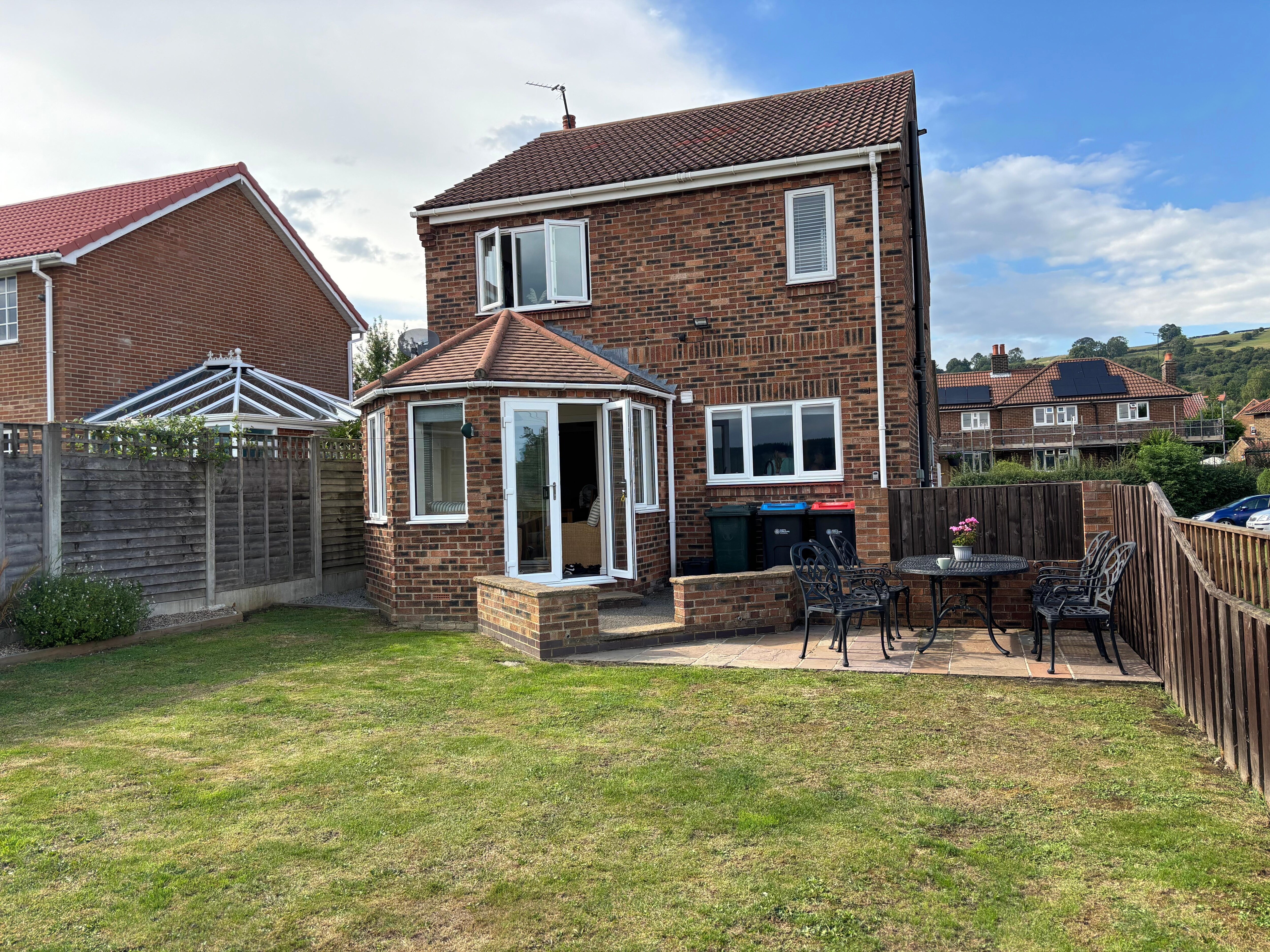 The house from the   back garden 