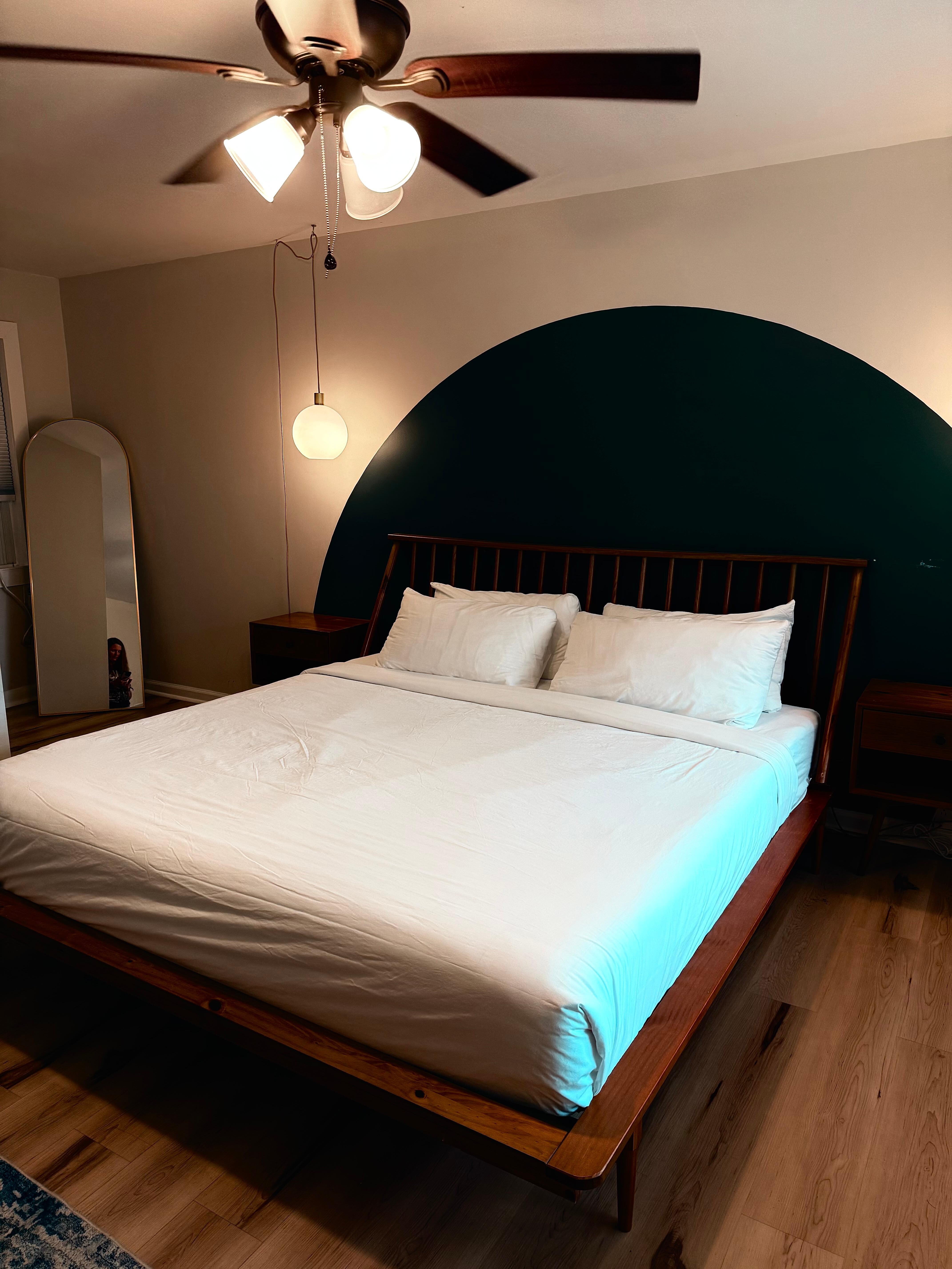 Open bedroom