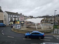 The view of the Diamond from our room window!
