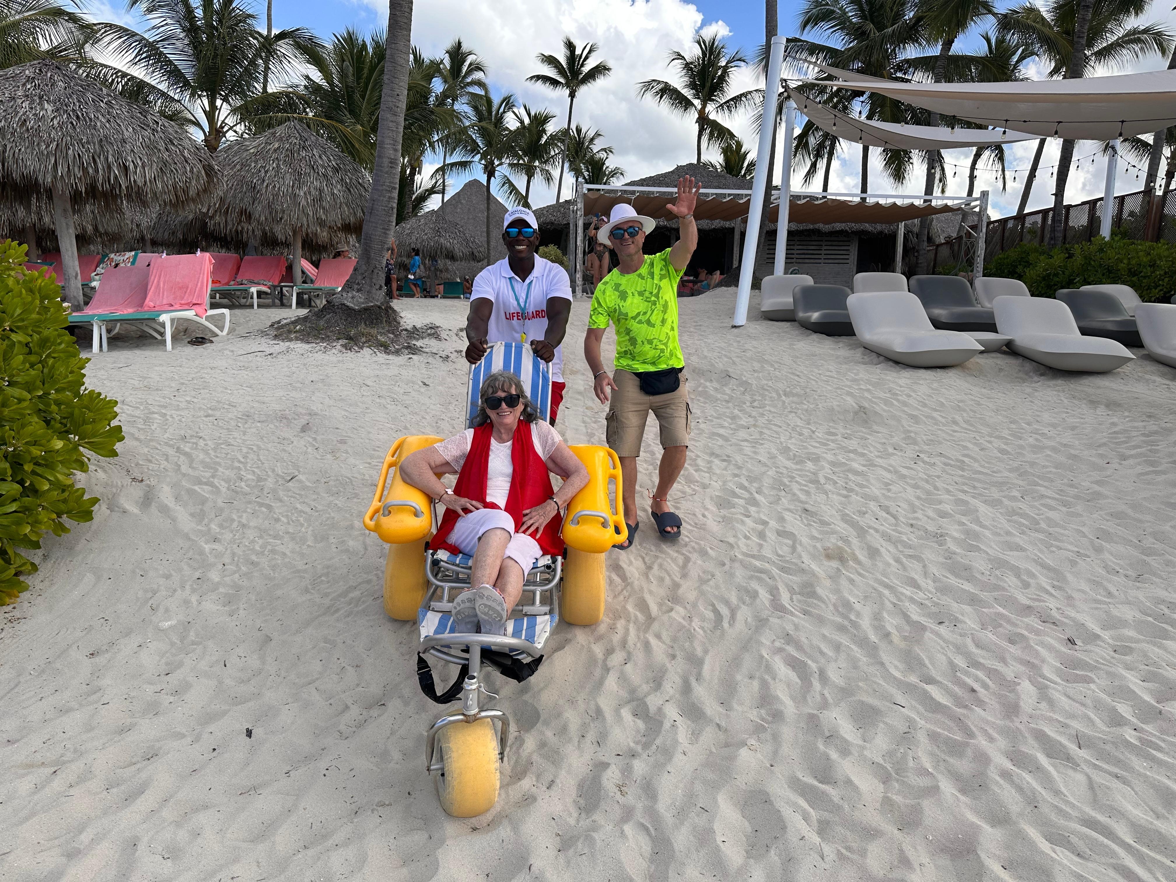 This hotel is very good for those who are older.