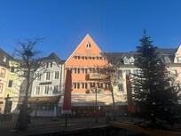 The restaurant side of the hotel