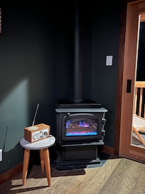 Cozy fireplace