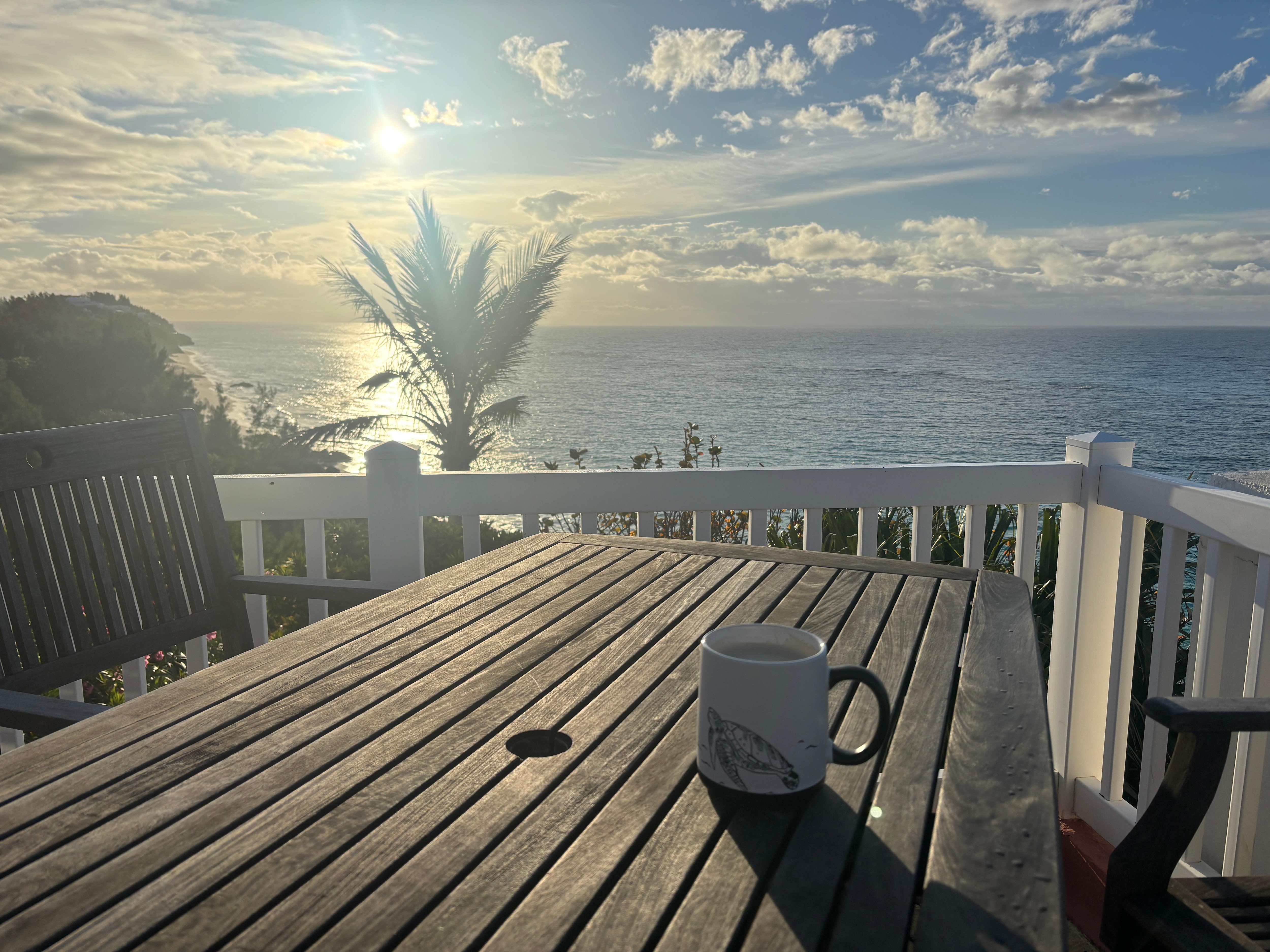 Coffee with a view