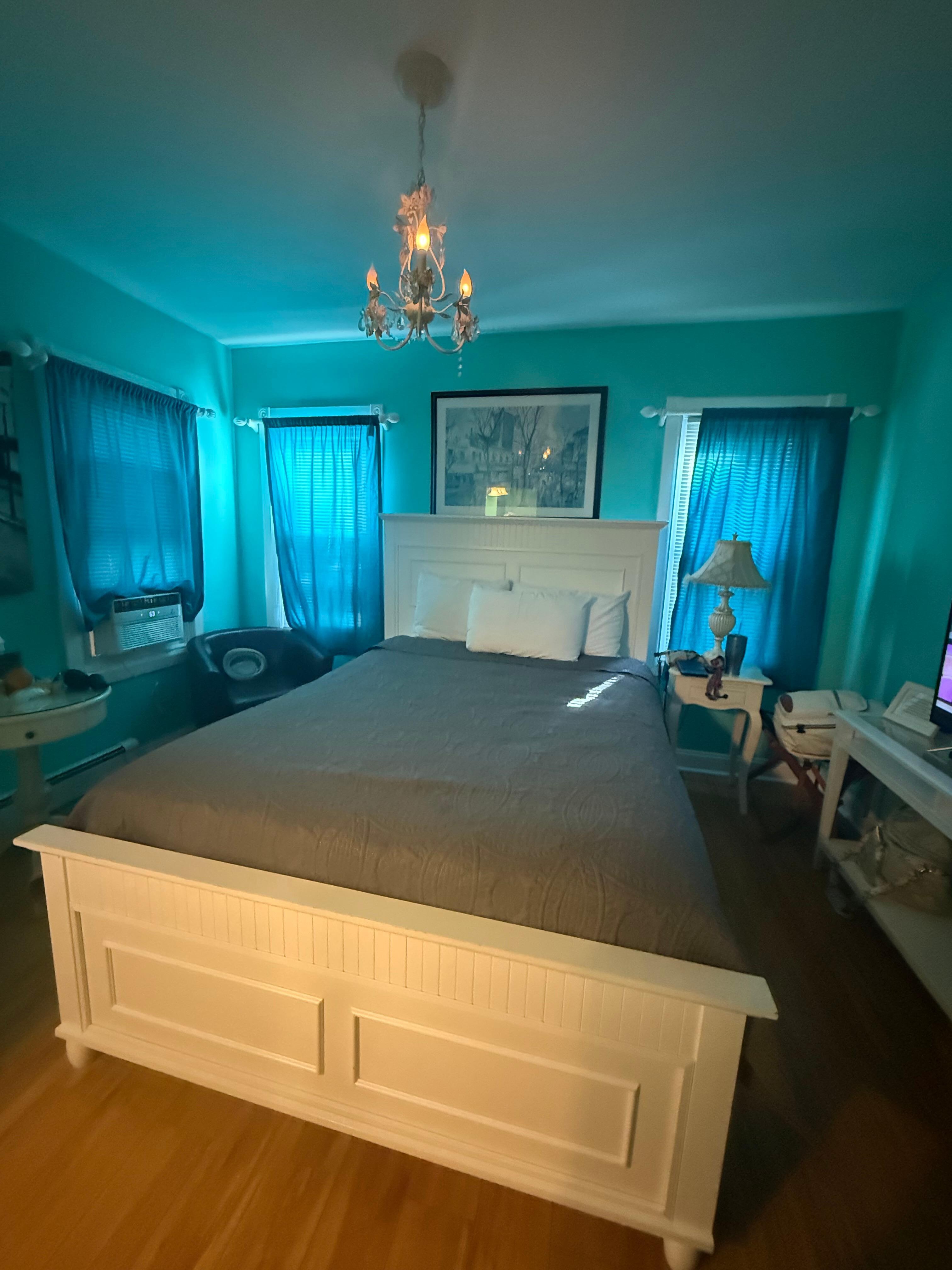 The room we stayed in. Small but clean and cozy. 