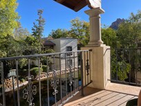 View from the room balcony