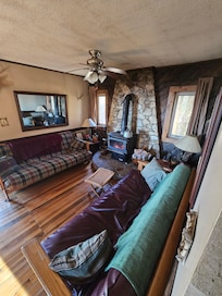 Living Room & Fireplace