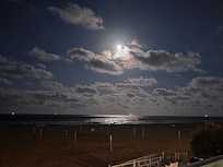Moonrise. Pic taken from our balcony