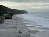 Beach to the south