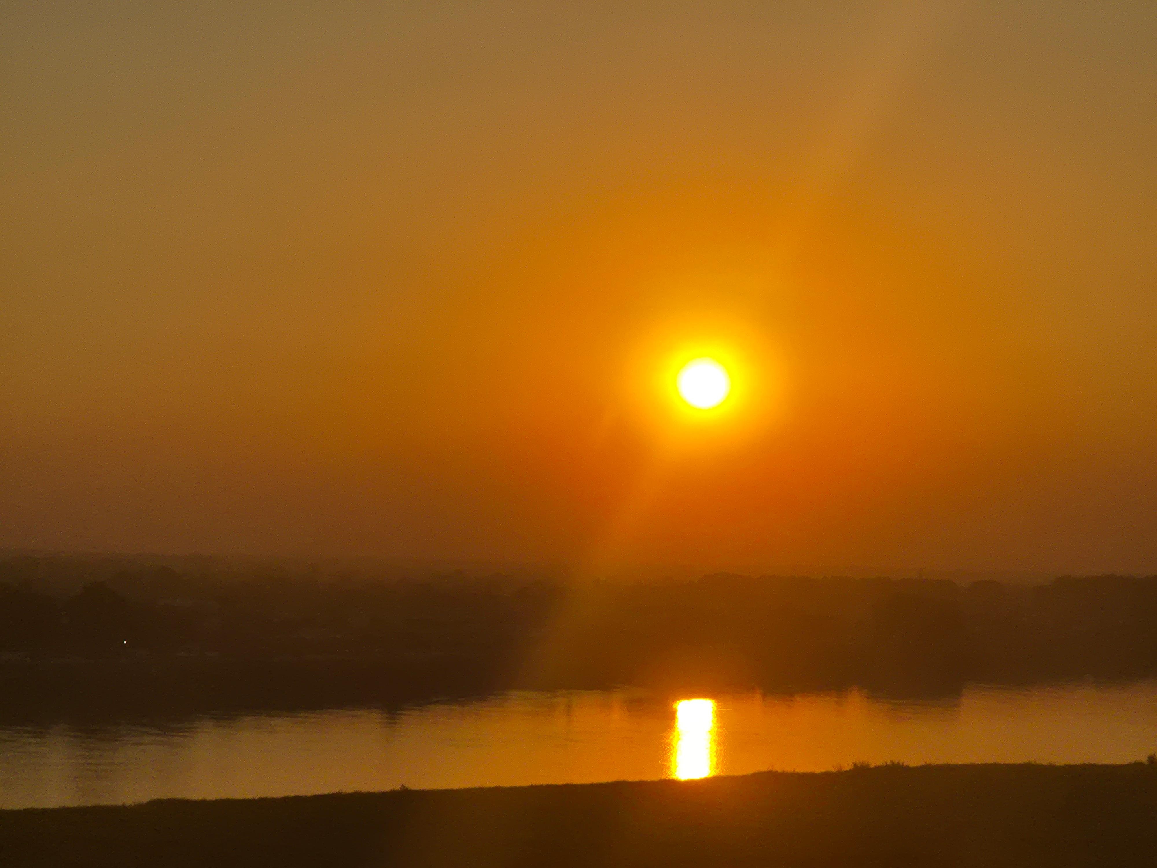 View from our suite overlooking the Mekong