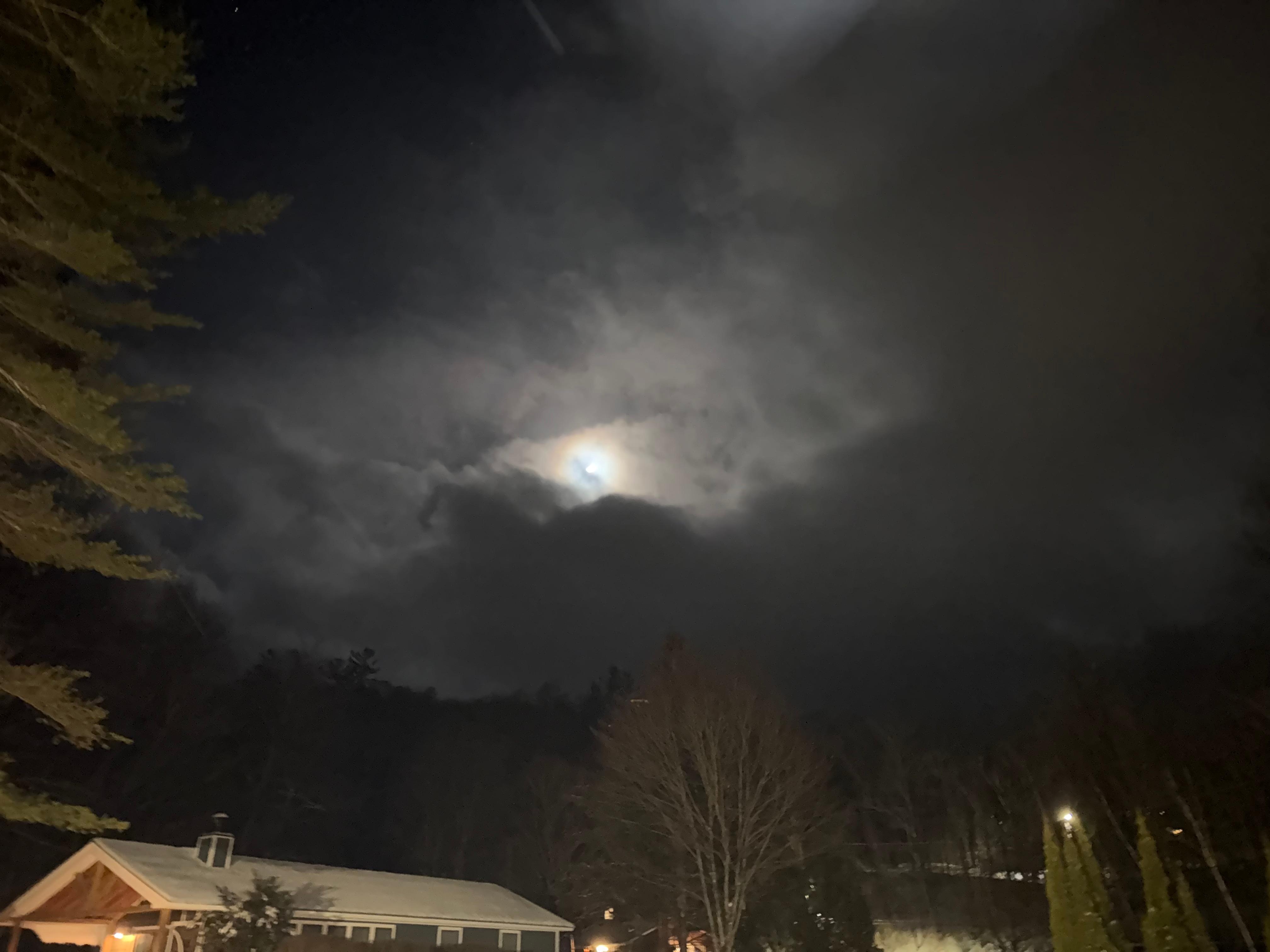 NIght sky from the porch