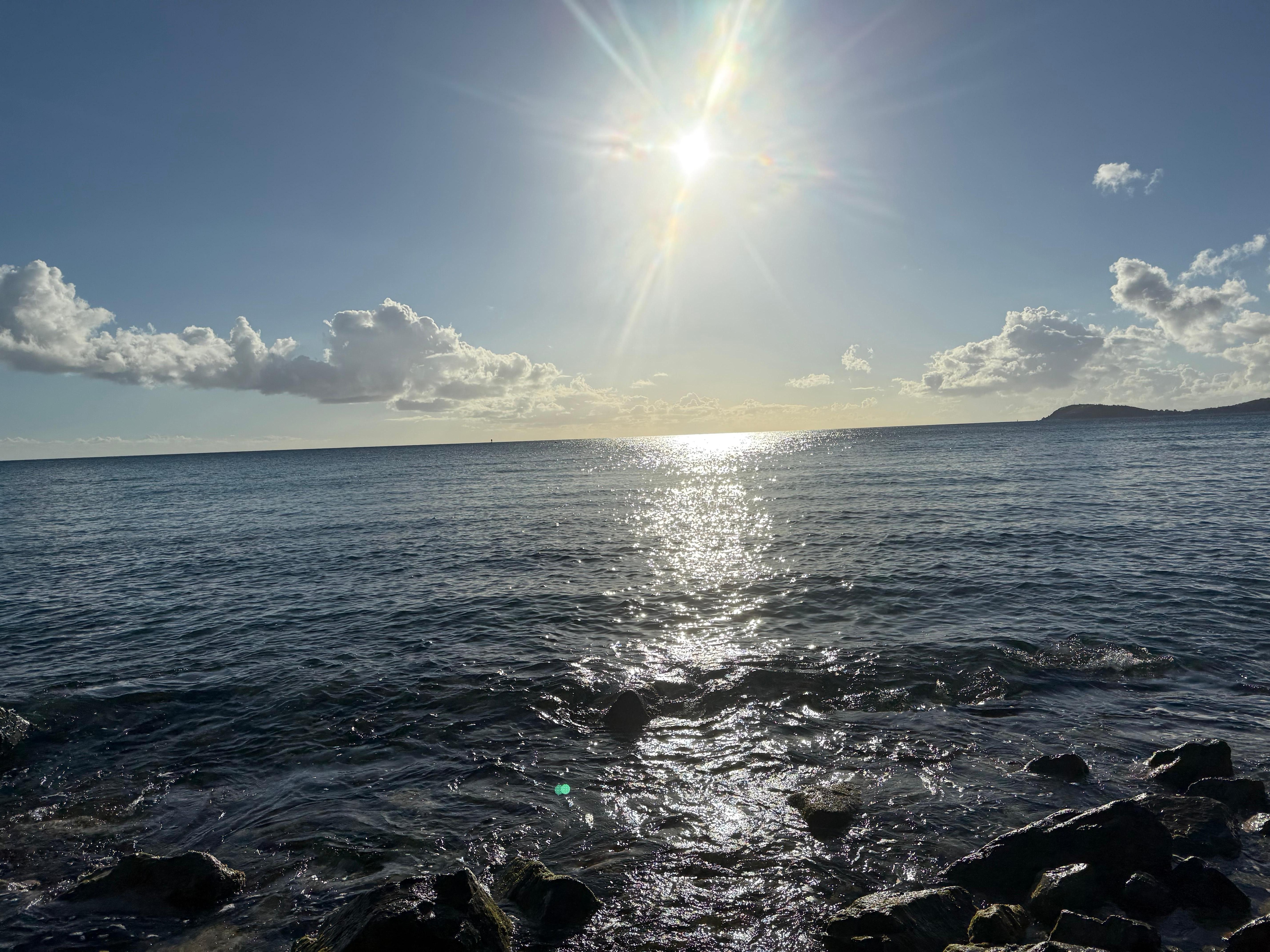 View of ocean from beach