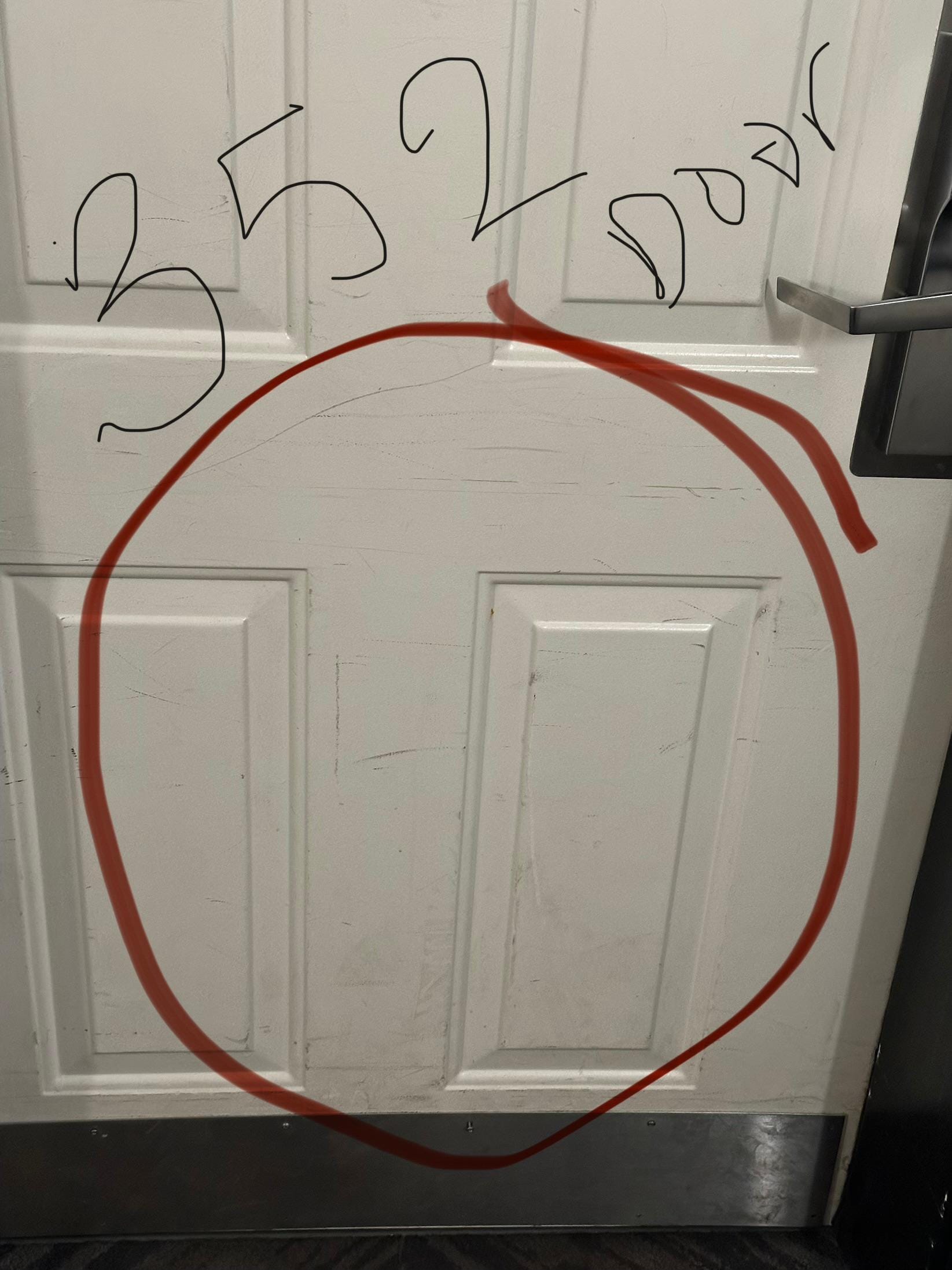 Front door of my room