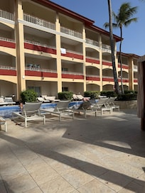 adult only pool- always quiet