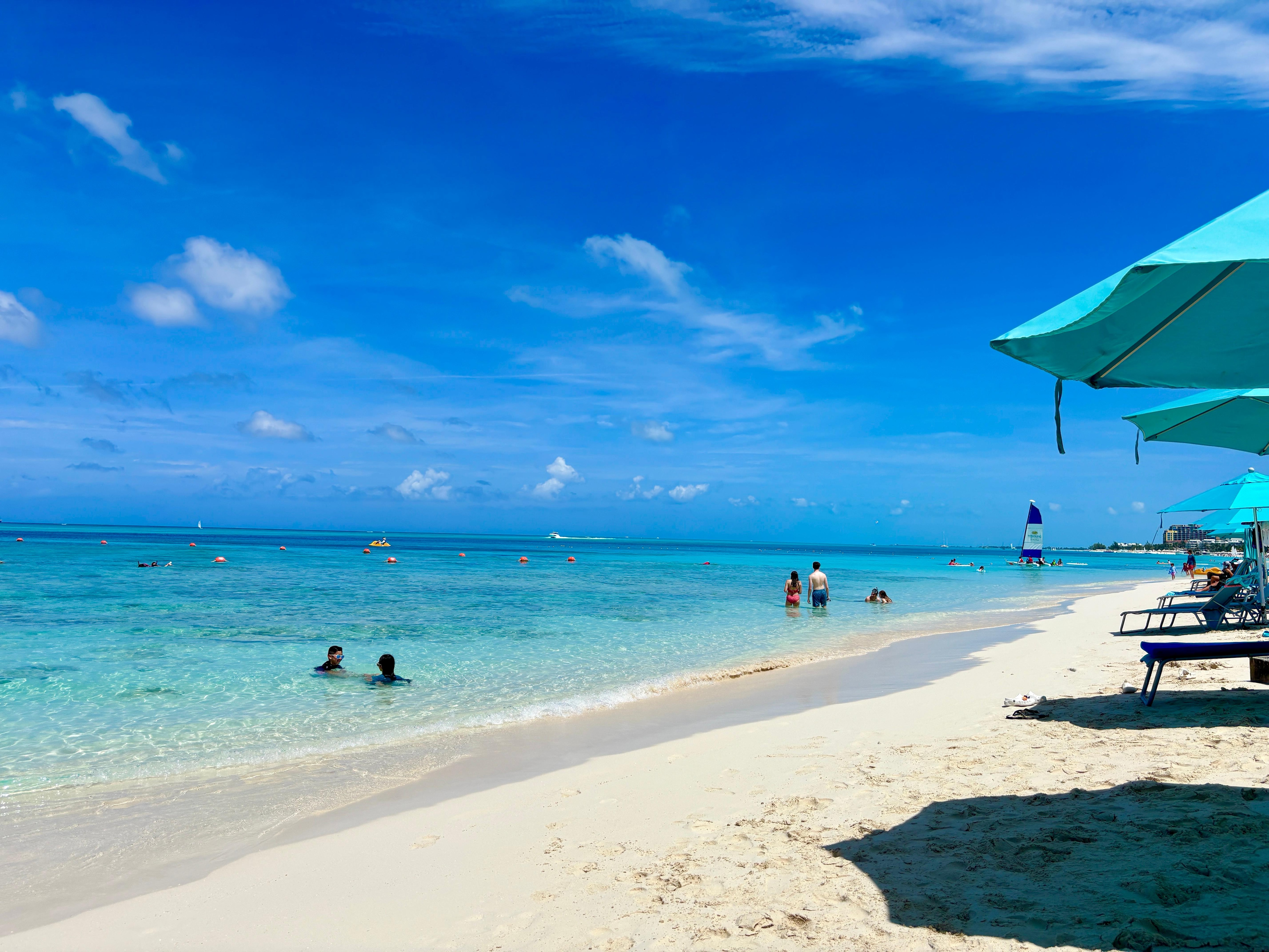 View from beach chair 