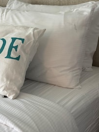 Pillow case stained.