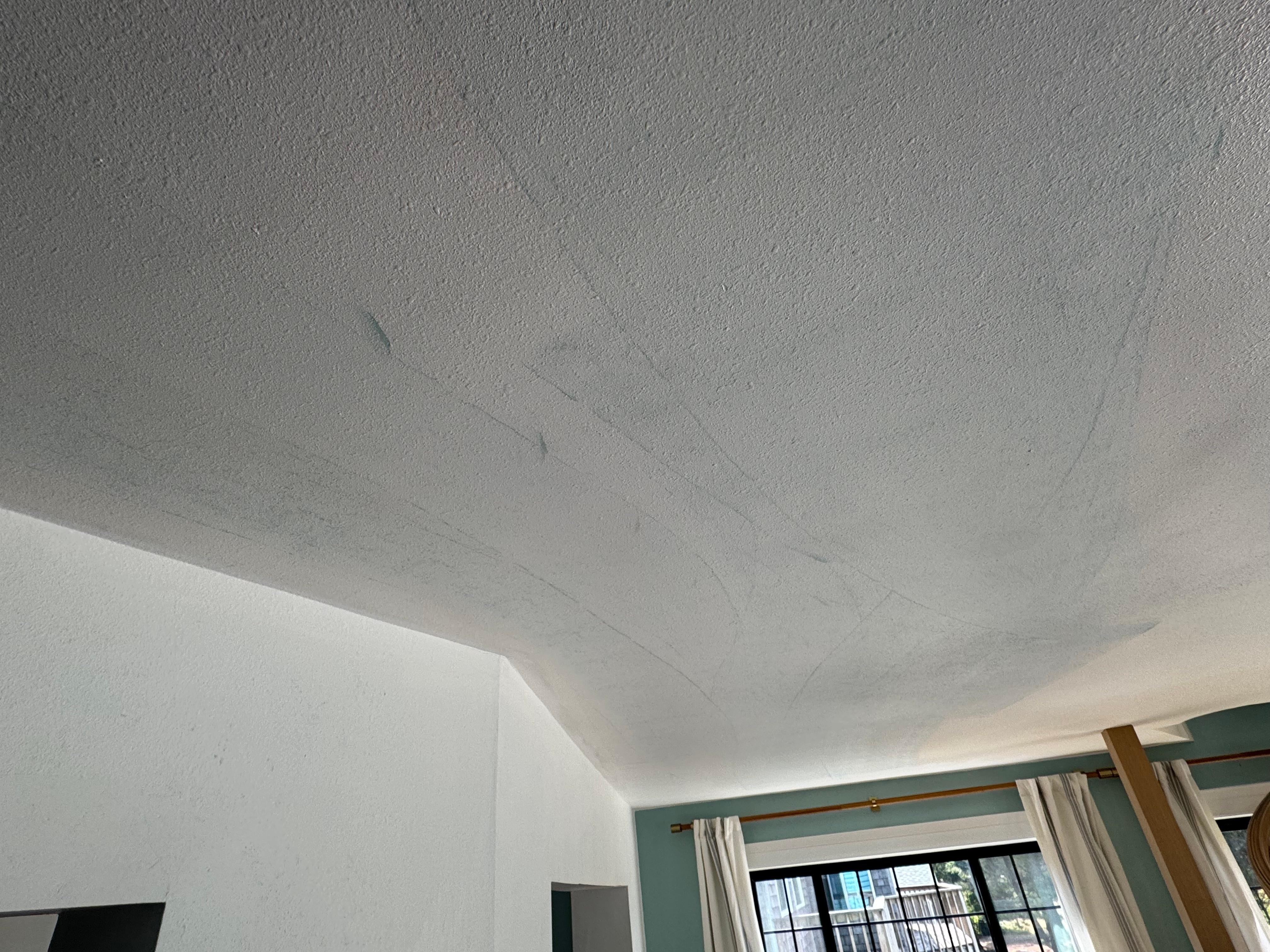 One of many places where  you can see a 'primer' paint job, and the old paint showing through.