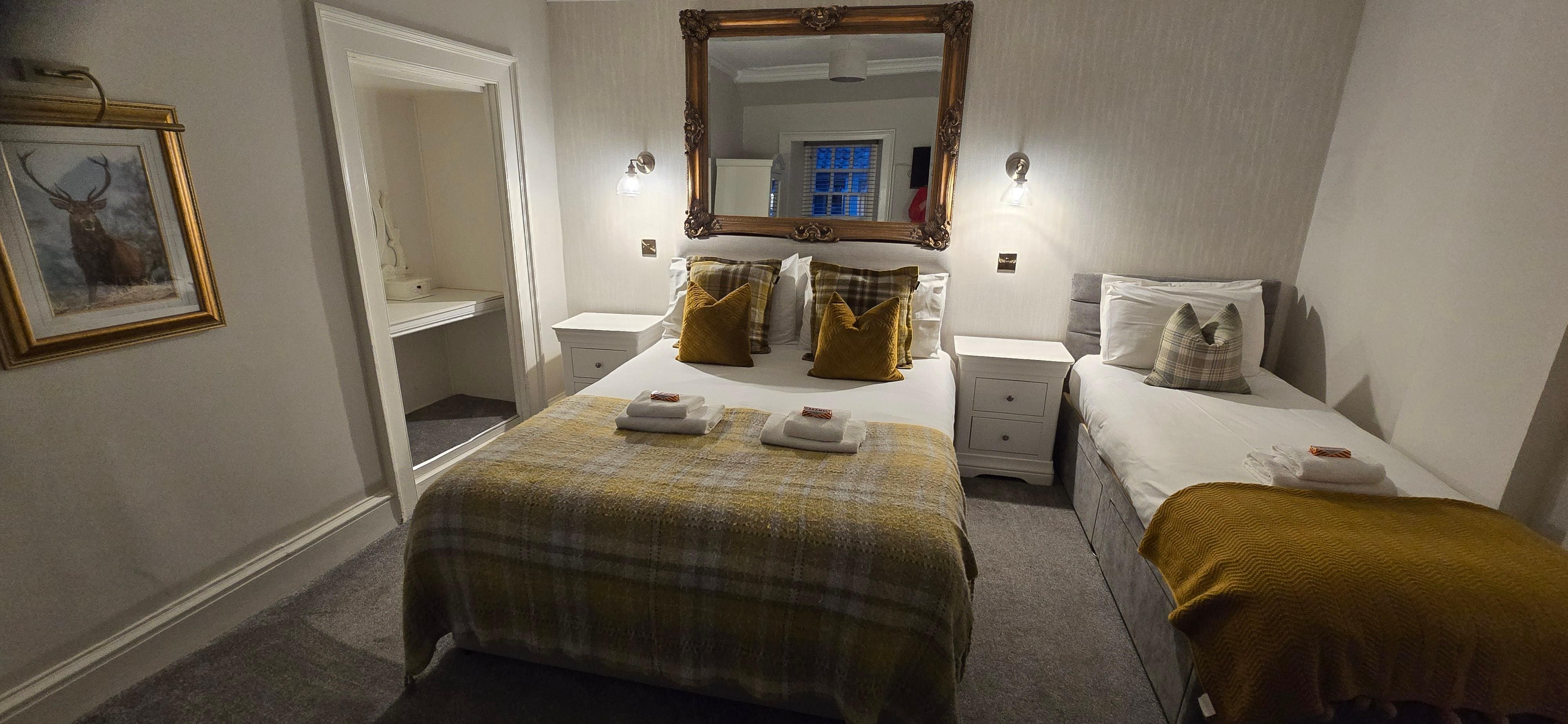 Room was large, clean and comfy. No view however. 