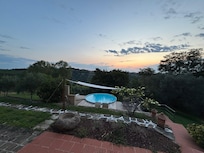 The view early in the morning.