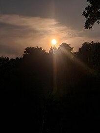 This moon was so big and bright!