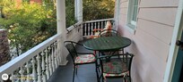 Upstairs side porch