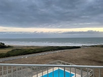Blick vom Balkon