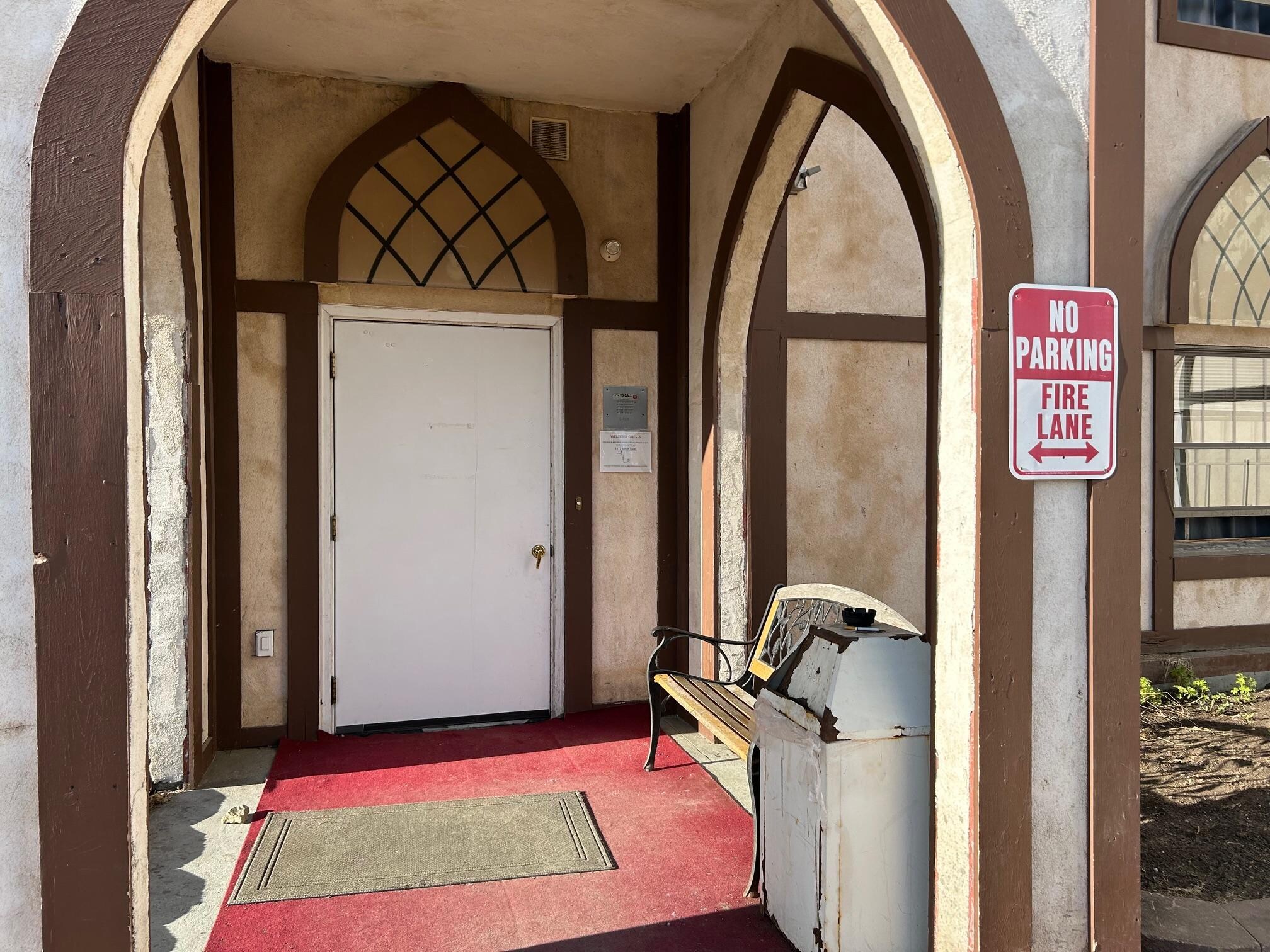"Main" entrance, apparently