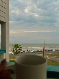 Morning coffee with a view