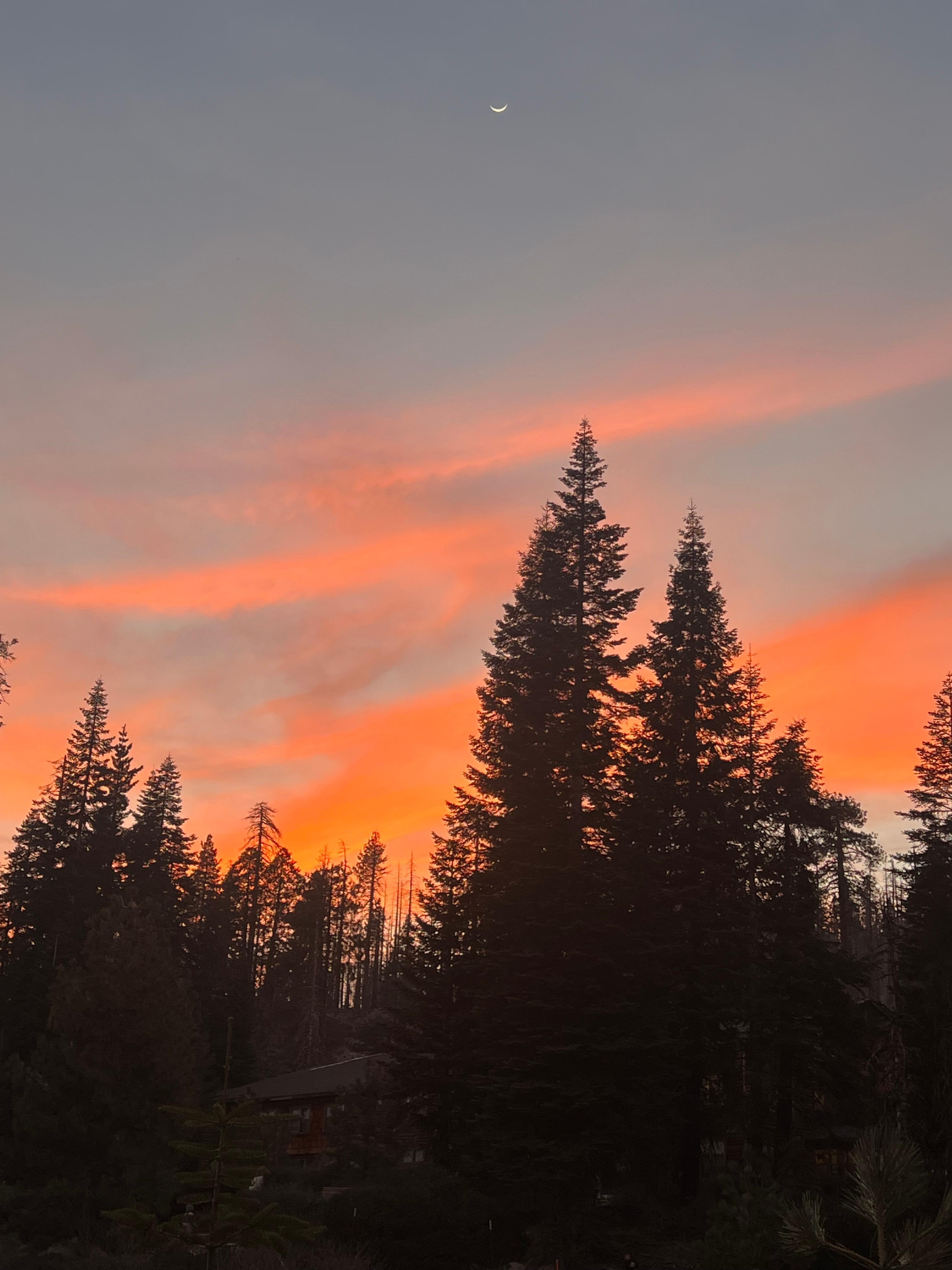 Sunset near the rooms